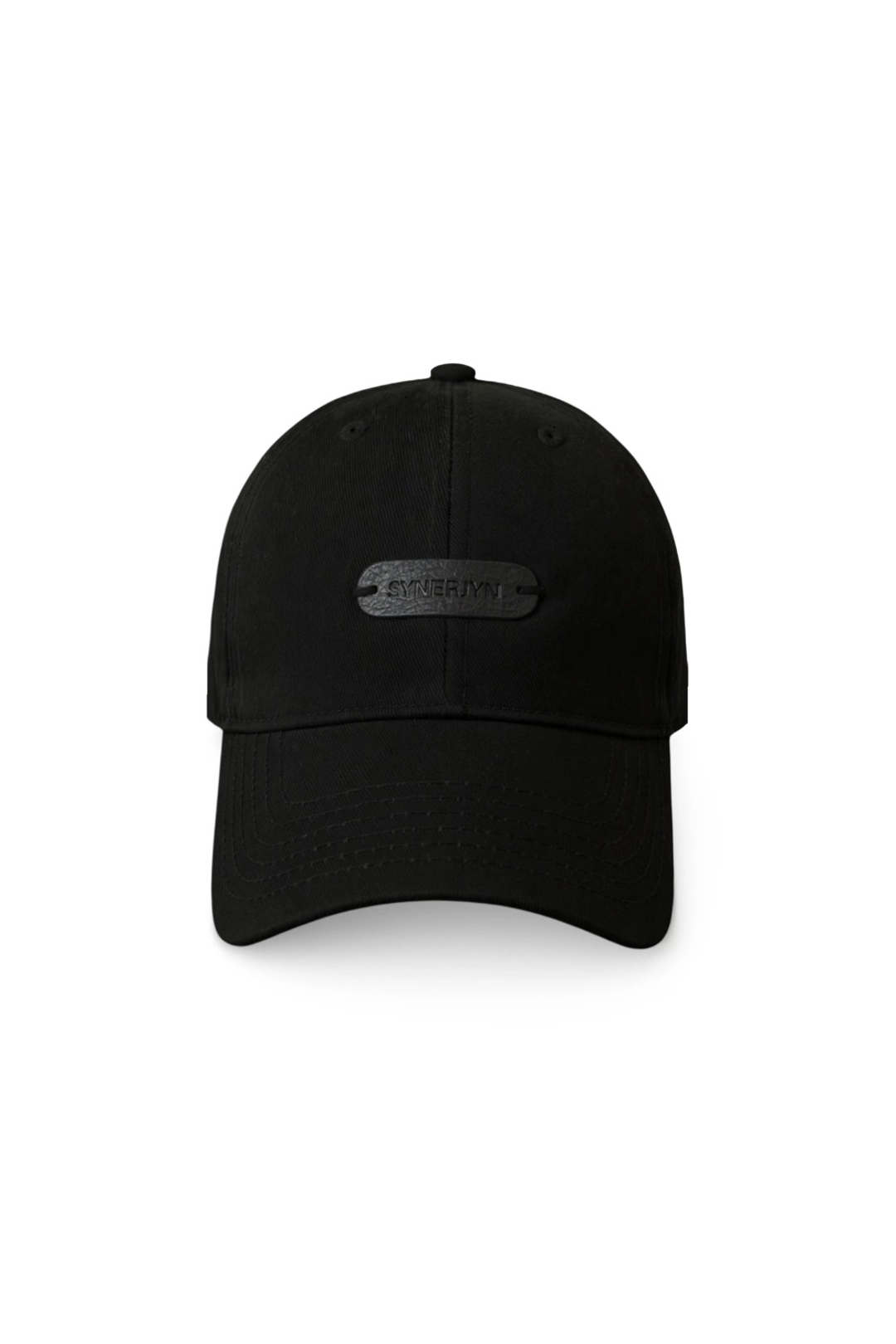 시너진 LOGO LABEL BALL CAP BLACK 상품 이미지 1