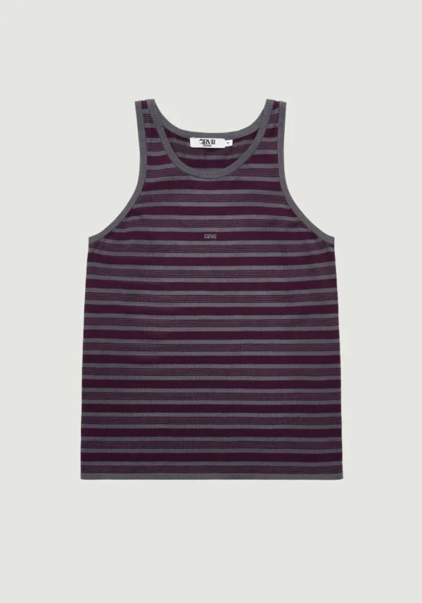 DORY STRIPE KNIT SLEEVELESS