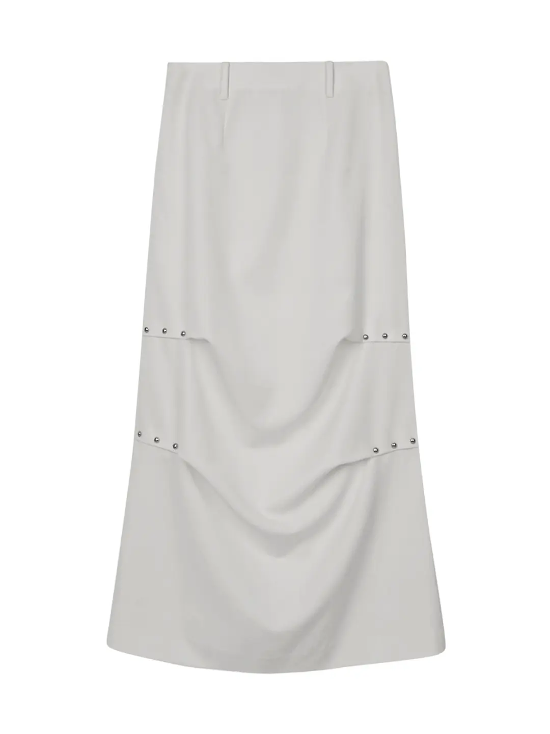 마가린핑거스 RIVET LONG SKIRT (LIGHT GREY) 상품 이미지 3