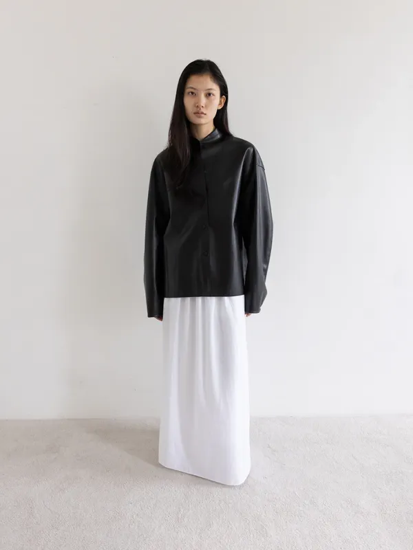 CLAIRE FULL SKIRT [WHITE, BLACK]