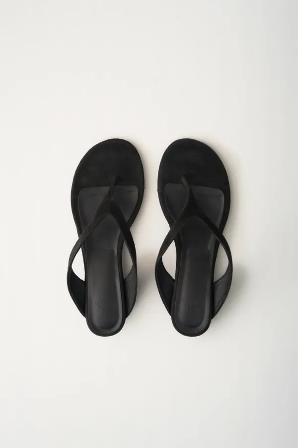 2ND / Pico suede sandals (Black suede)