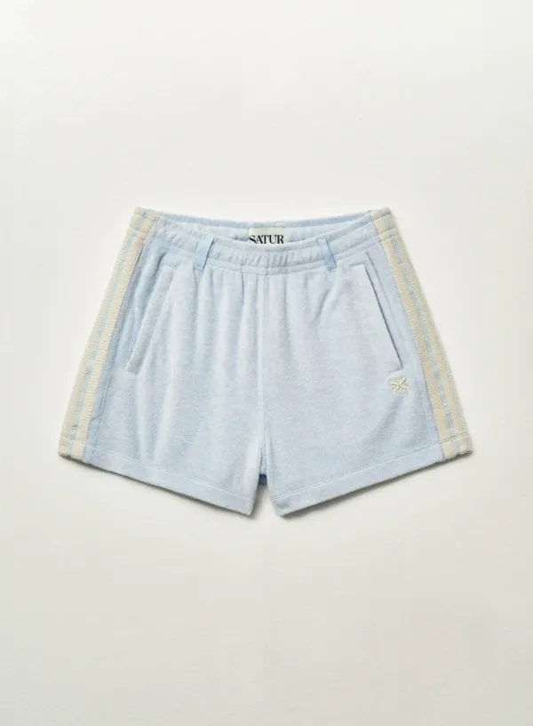 (W) Lawton Terry Shorts - Sky Blue
