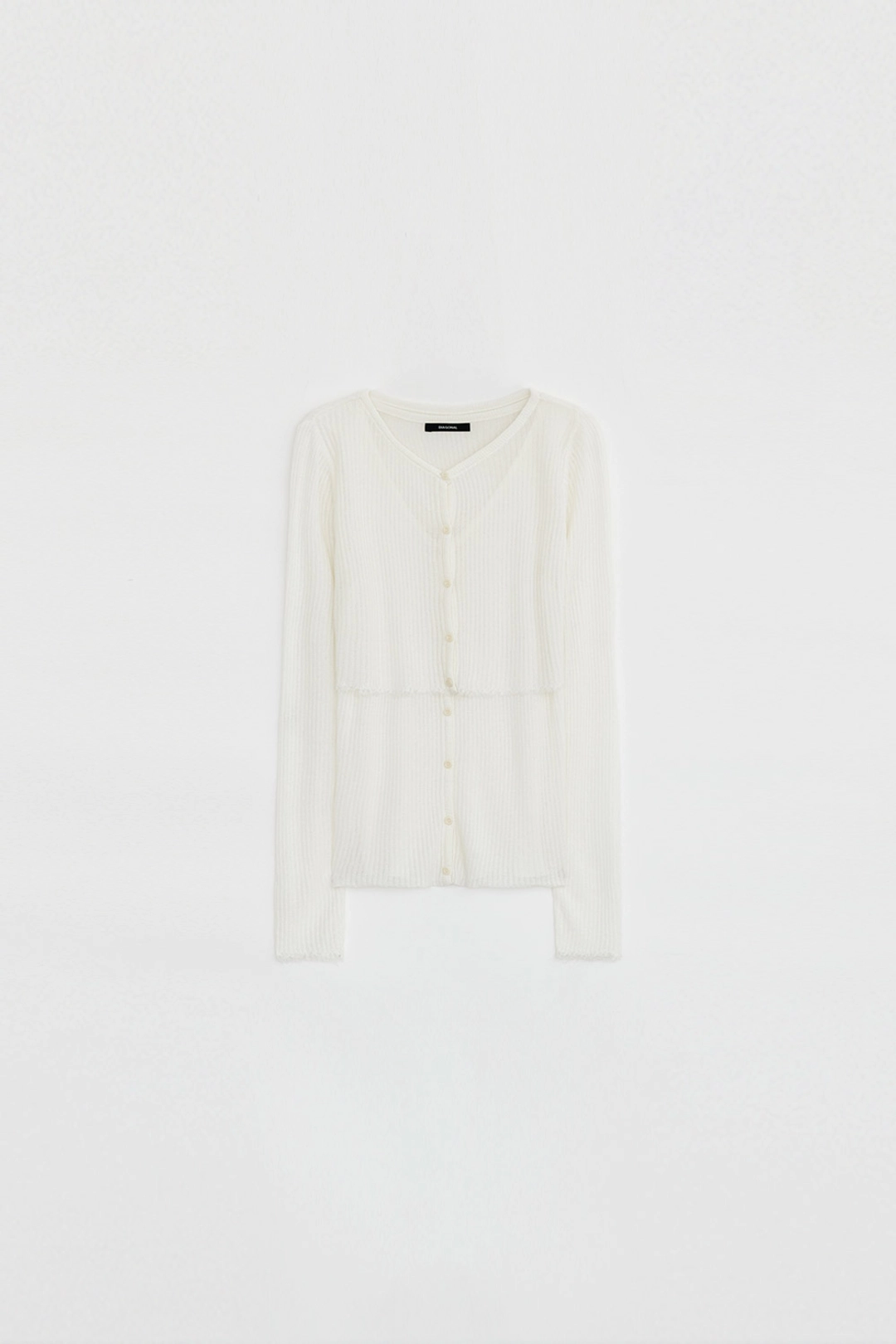 다이애그널 TWIN LAYER KNIT TOP 상품 이미지 1