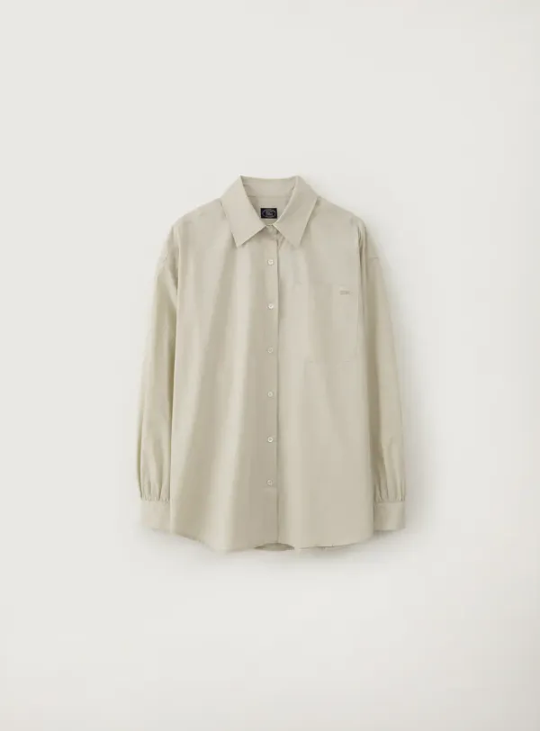 브리스톨 셔링 셔츠_Salt Beige
