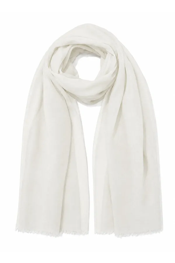 PURE CASHMERE MUFFLER [IVORY] - LE17SEPTEMBRE