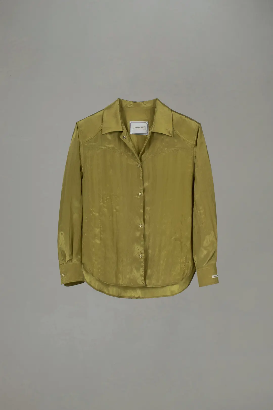오버듀플레어 SHINE WESTERN SHIRTS_OLIVE GREEN 상품 이미지 3