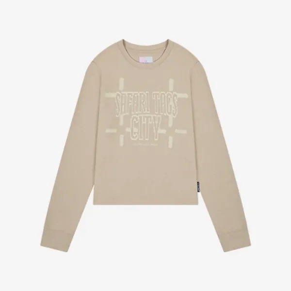 1/2 S.T.C. LIGHTING LOGO L/S (BEIGE)