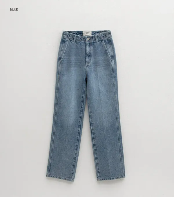 (PT-5613)ESSENTIAL WARM DENIM PANTS