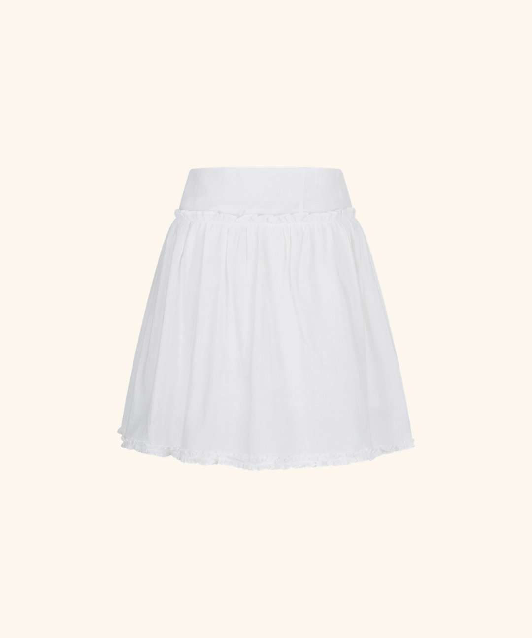 레터프롬문 Memory Frill Midi Skirt (Ivory) 상품 이미지 1