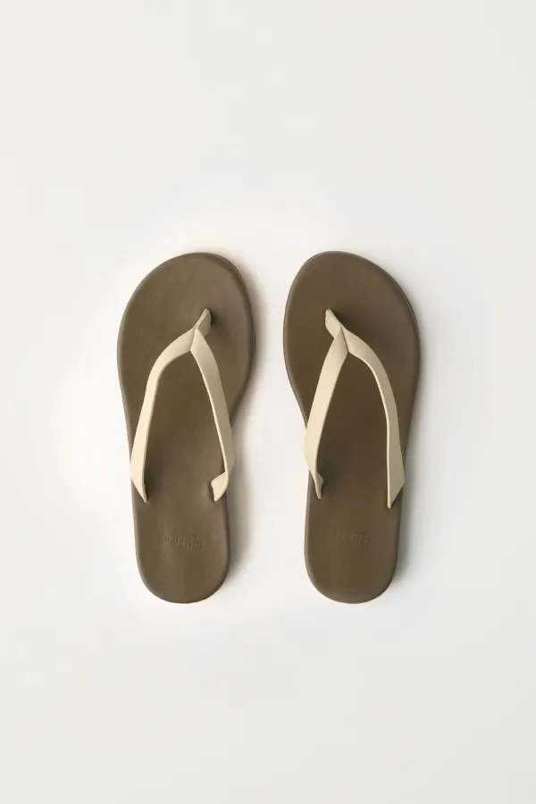 Colette lamb sandals (Olive)