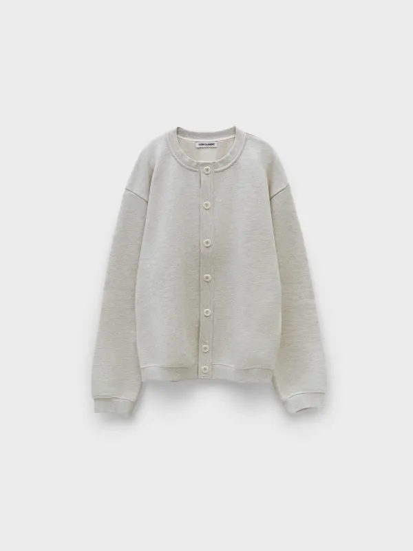 Button-Up Sweatshirt_Oatmeal