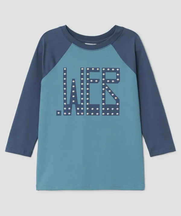 Web Hotfix Raglan Top [Blue]