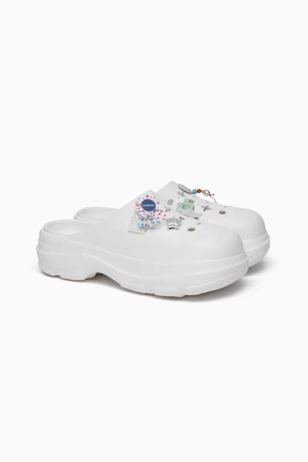 [6/2 예약배송] [X ROCKFISH] HAYDEN CLOG, WHITE