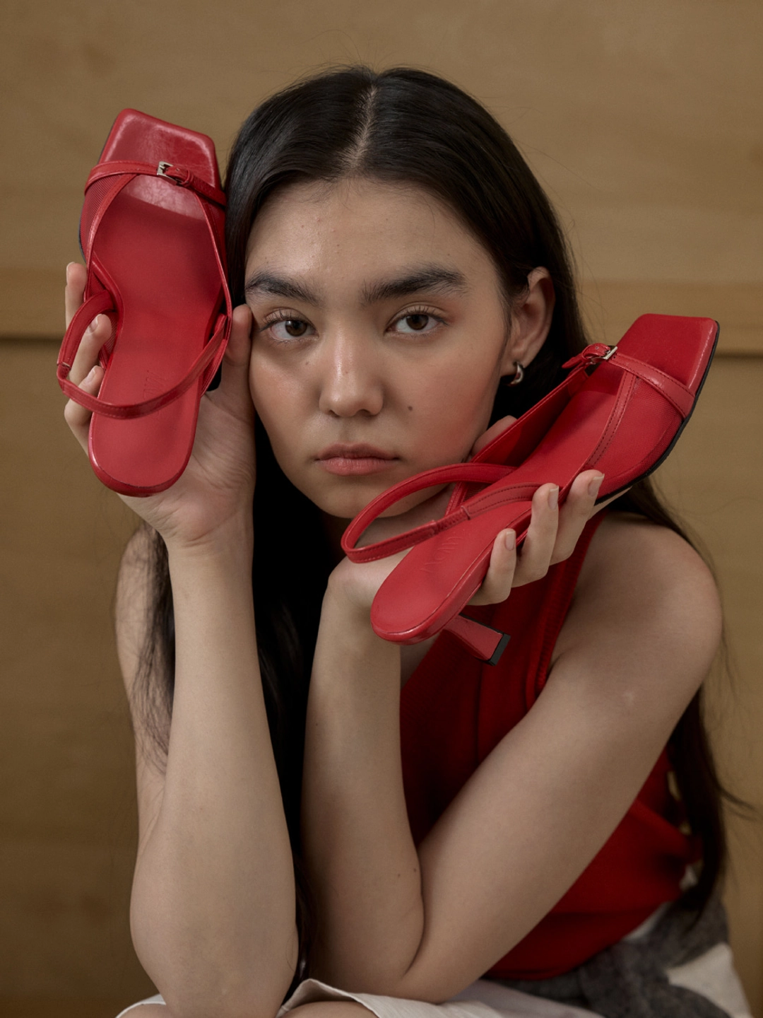 러브듀이 CITY sandal(mesh ver.)/ 레드메쉬 상품 이미지 2