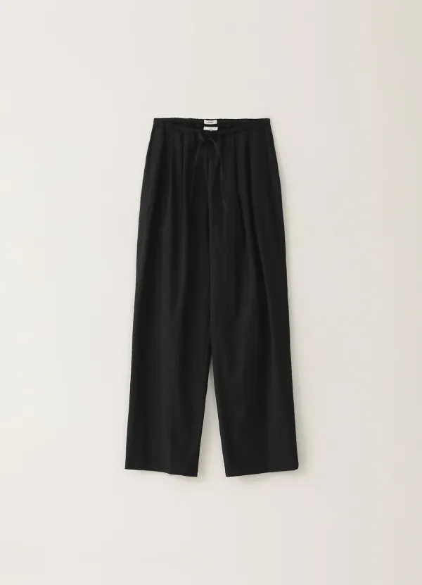 4TH / Cotton String Pants - Black