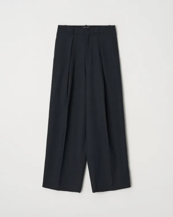 SOL-TUCK PANTS (NAVY)