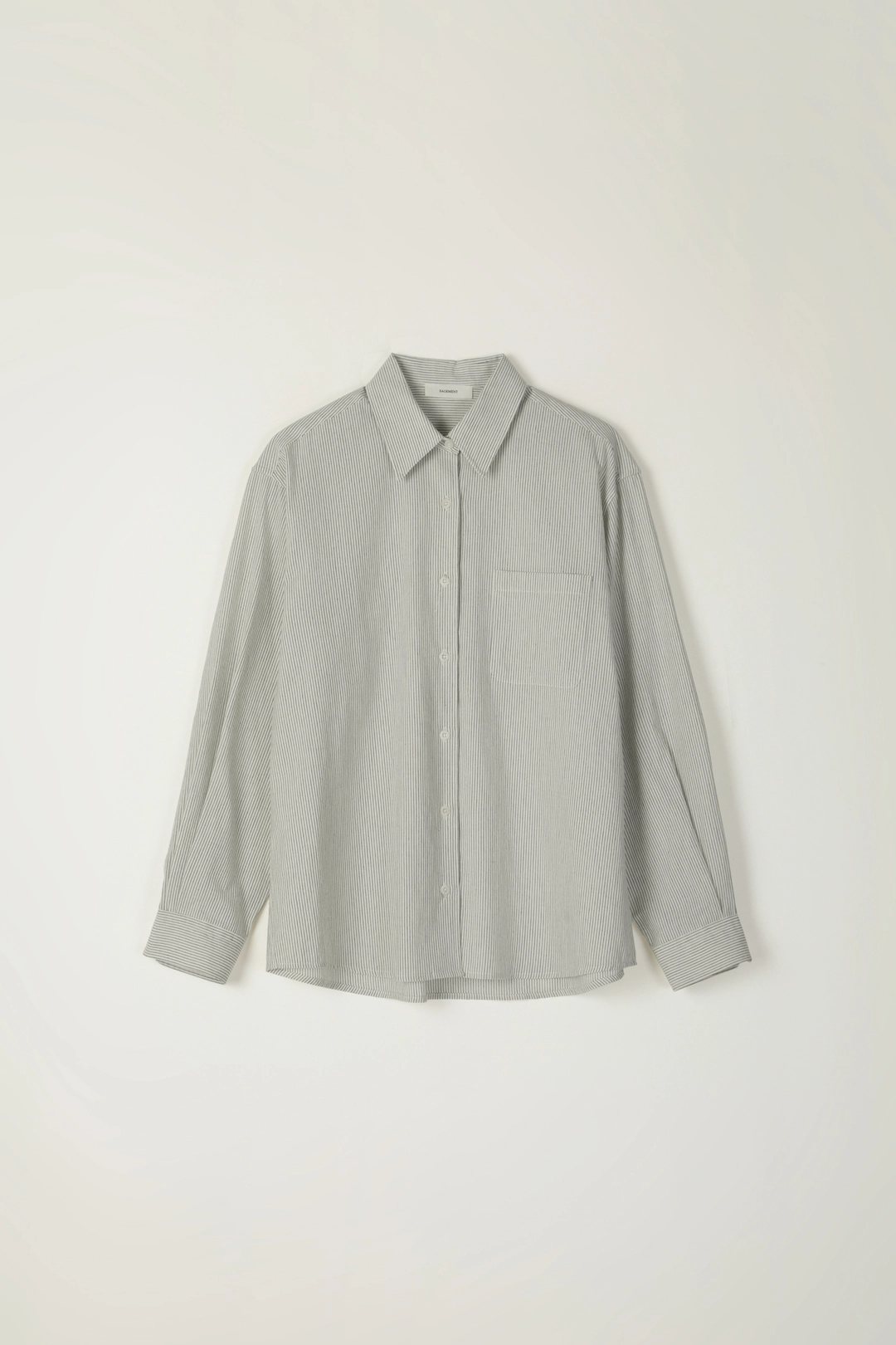 세이지먼트 LINNEA STRIPE SHIRT_NAVY 상품 이미지 3