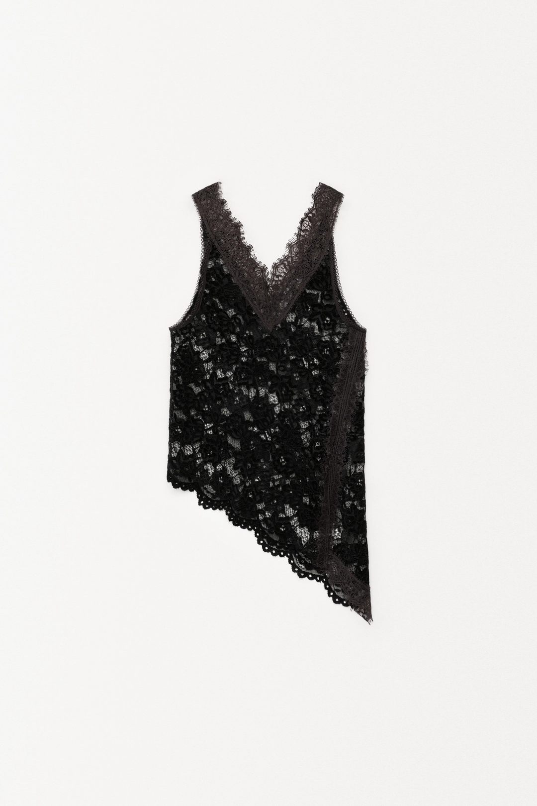 더일마 Vitoria V Lace Top black 상품 이미지 1