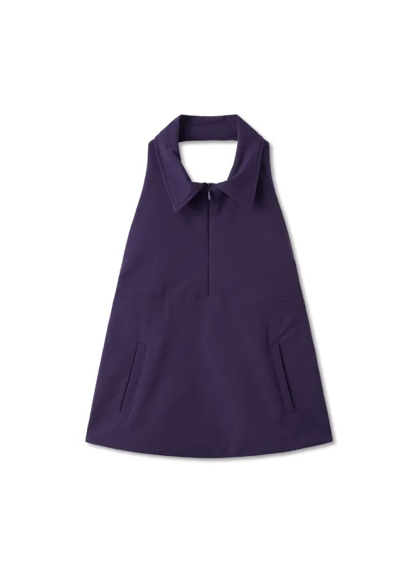 HALTER ZIP-UP TOP (PURPLE) [05.26(화) 출고 예정]