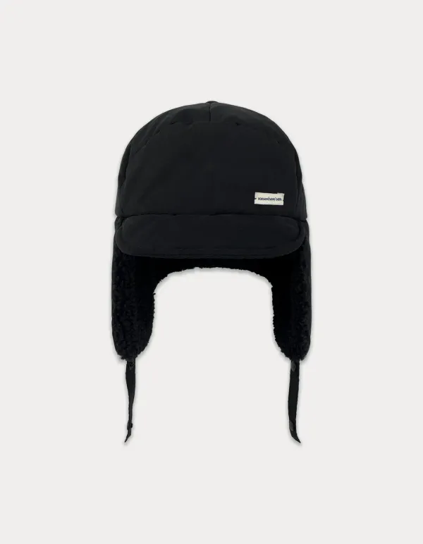 Teddy Tropper Hat - Black