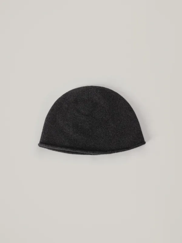 [9.18 예약 배송] Basic Wool Knit Beanie - Charcoal