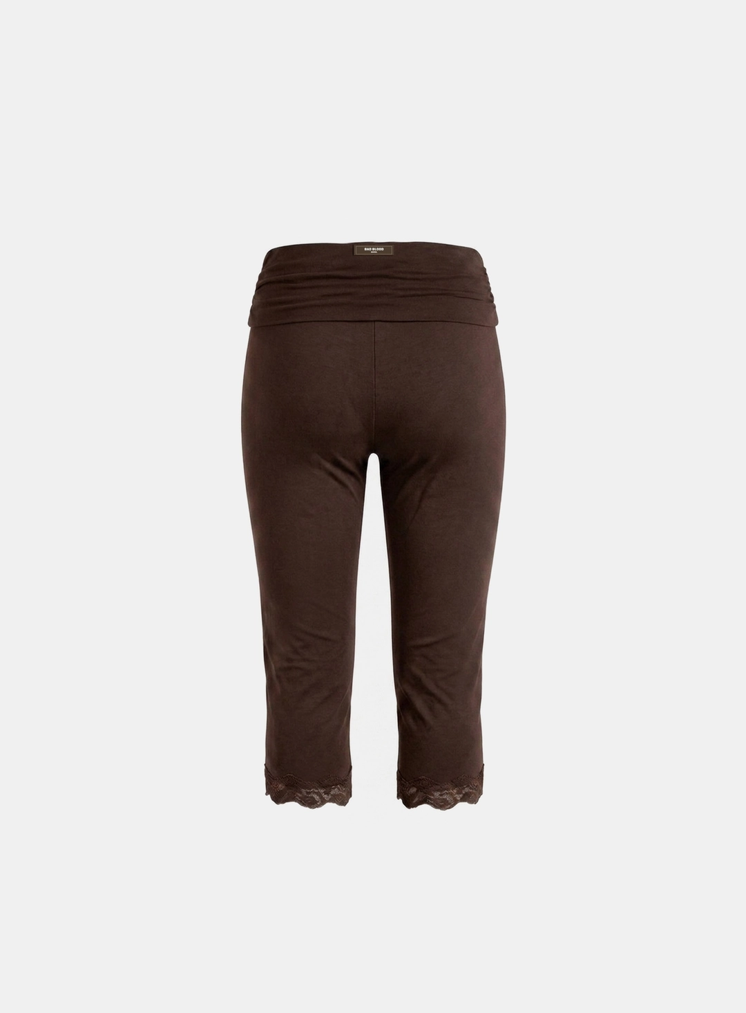 배드블러드 [8/7 발송] [w-srt26-035] Everyday Lace Capri Pants - Brown 상품 이미지 2