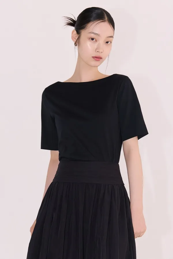 NO.28 TOP - BLACK