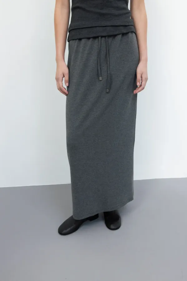 Cotton Banding Skirts (Charcoal)