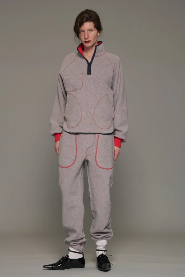 FW26 GRAY REVERSIBLE SWEAT PANTS