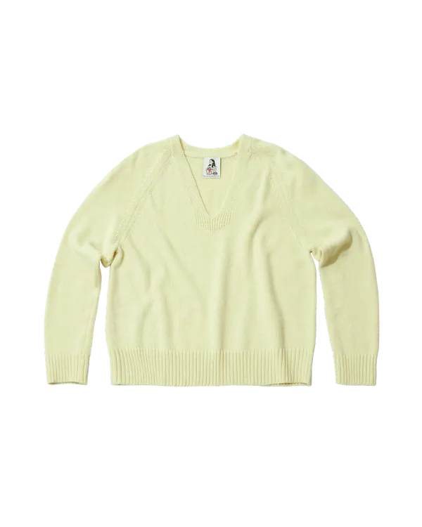 [online exclusive]kati v-neck pullover (butter)