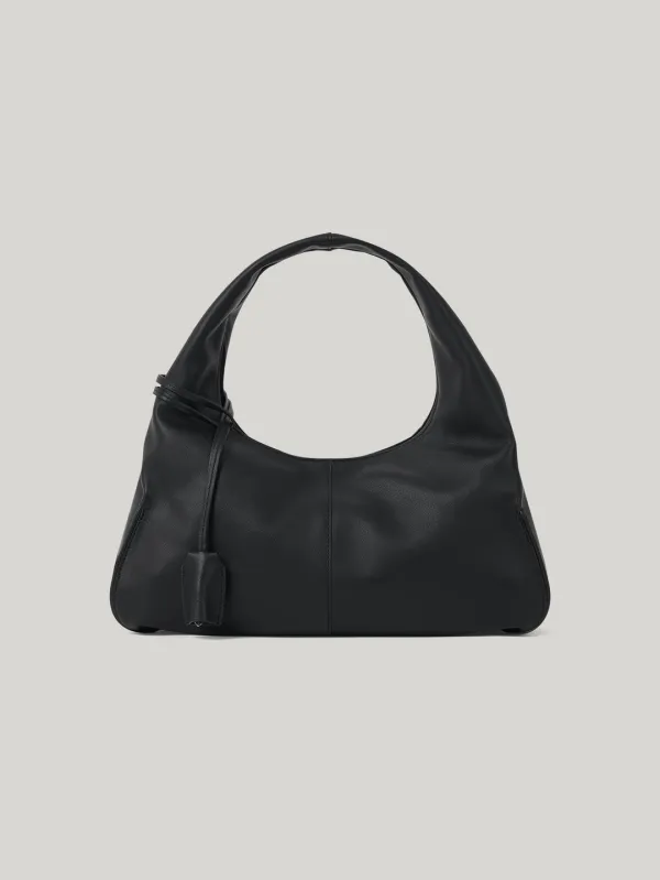 PILLOW HOBO BAG (SOFT BLACK)