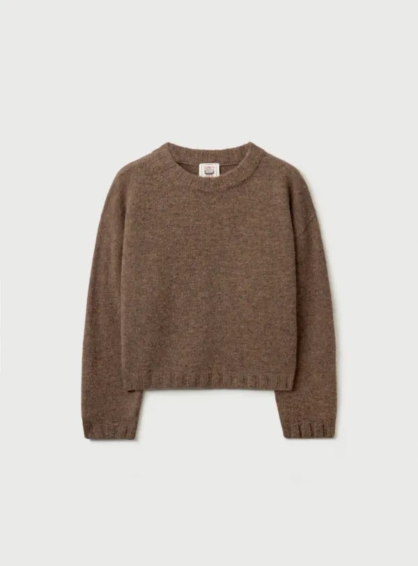 ARLE WOOL KNIT - BROWN