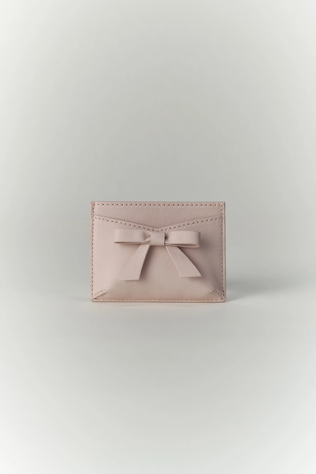 더티스 [Italian Leather] Tis Bow Card Wallet (Pink) 상품 이미지 1