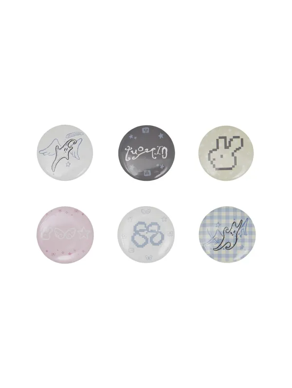 TM PIXEL PIN BUTTON [MULTI]