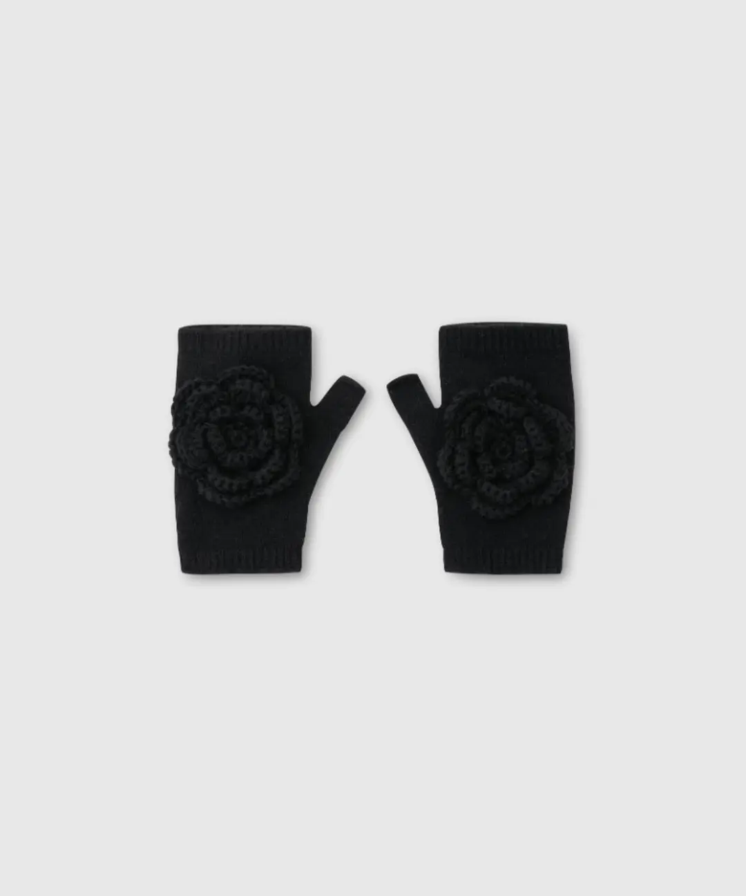 니히 Daisy wool gloves (Black) 상품 이미지 3