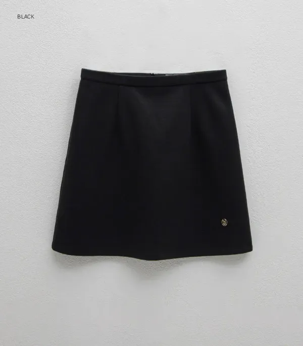 (Z-SK-5012)WARM TOUCH LOGO MINI SKIRT