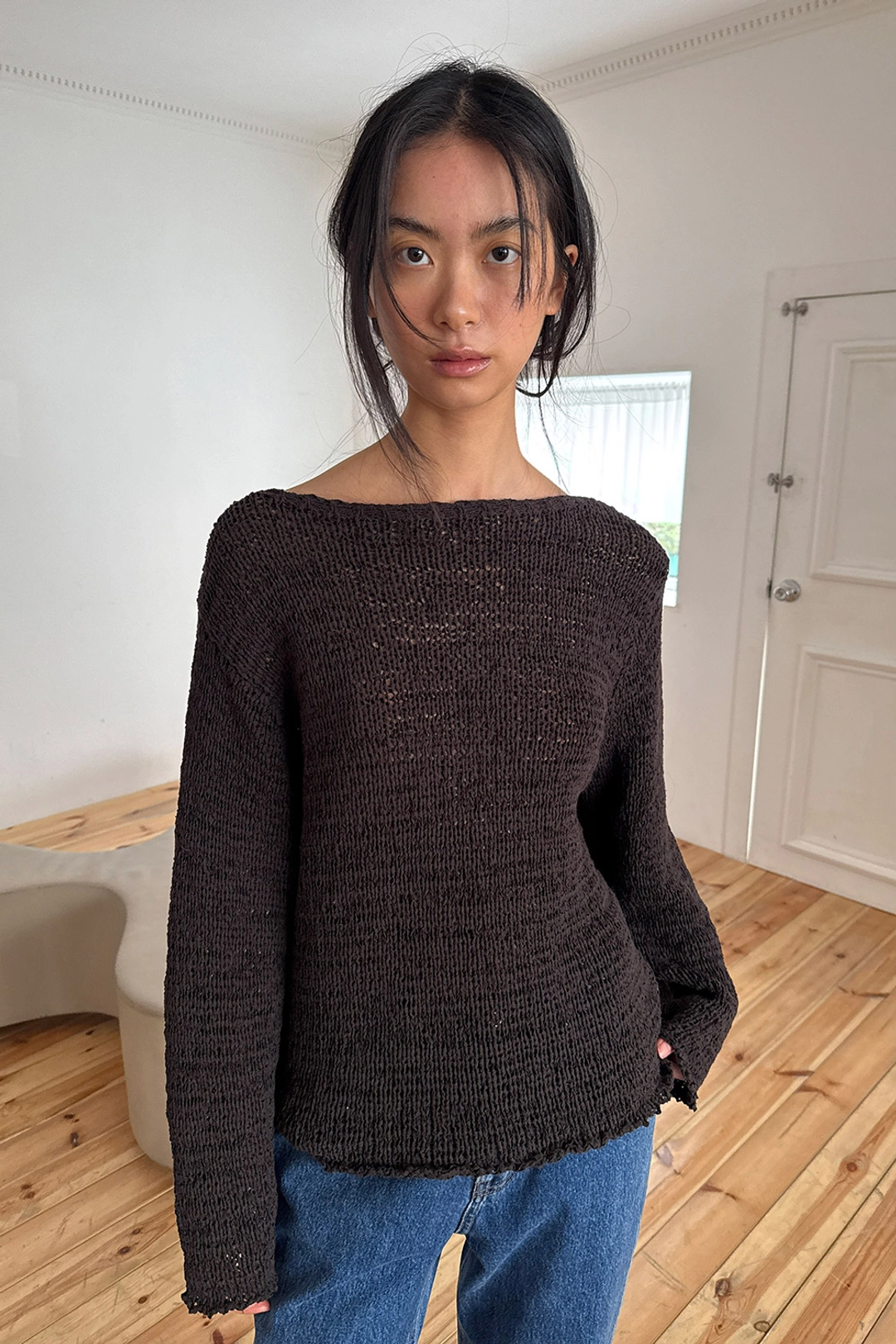 다이애그널 LOOSE TEXTURE KNIT 상품 이미지 2