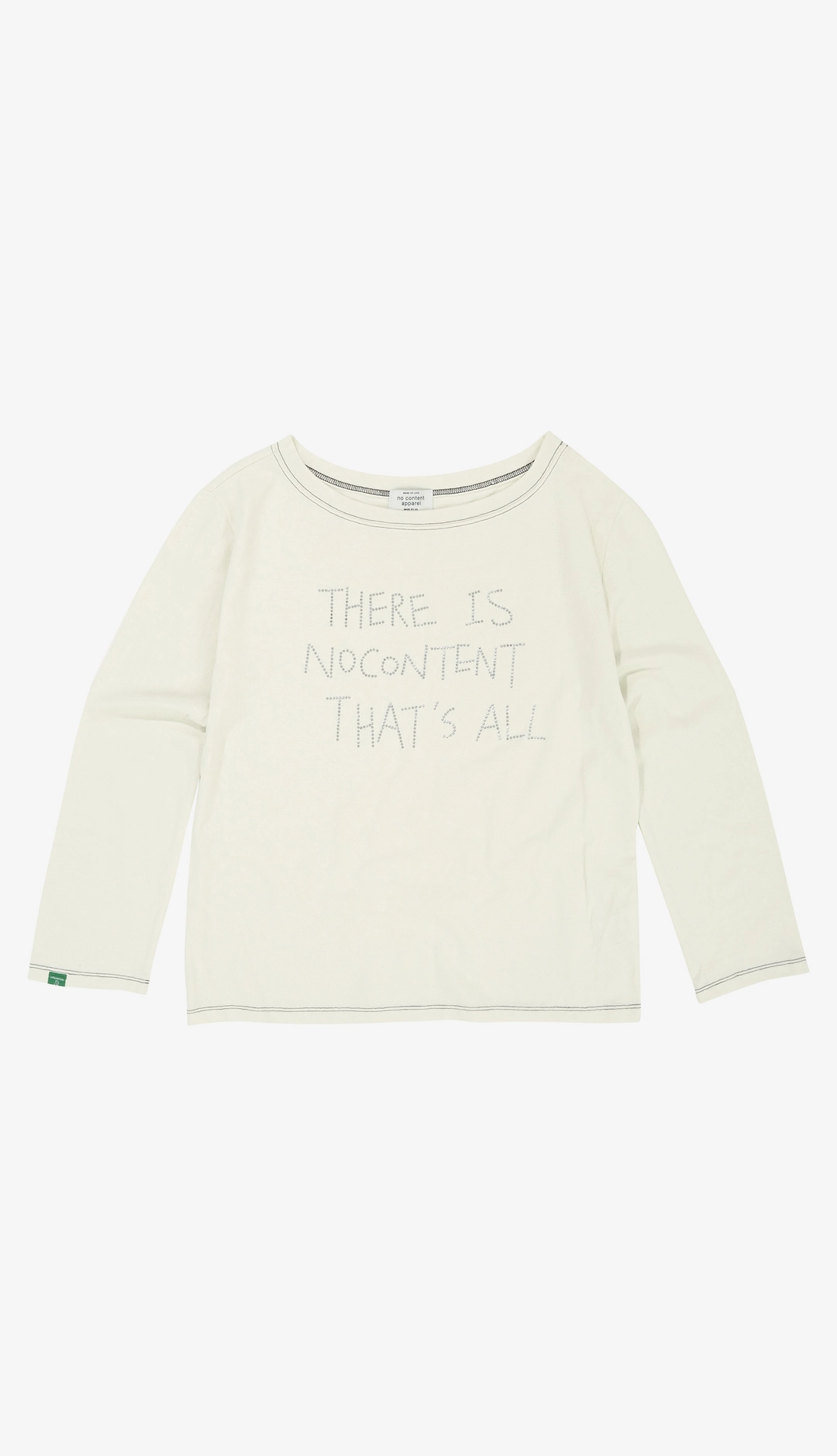 노컨텐츠 231. Off Shoulder Plain T _ Ivory 상품 이미지 3