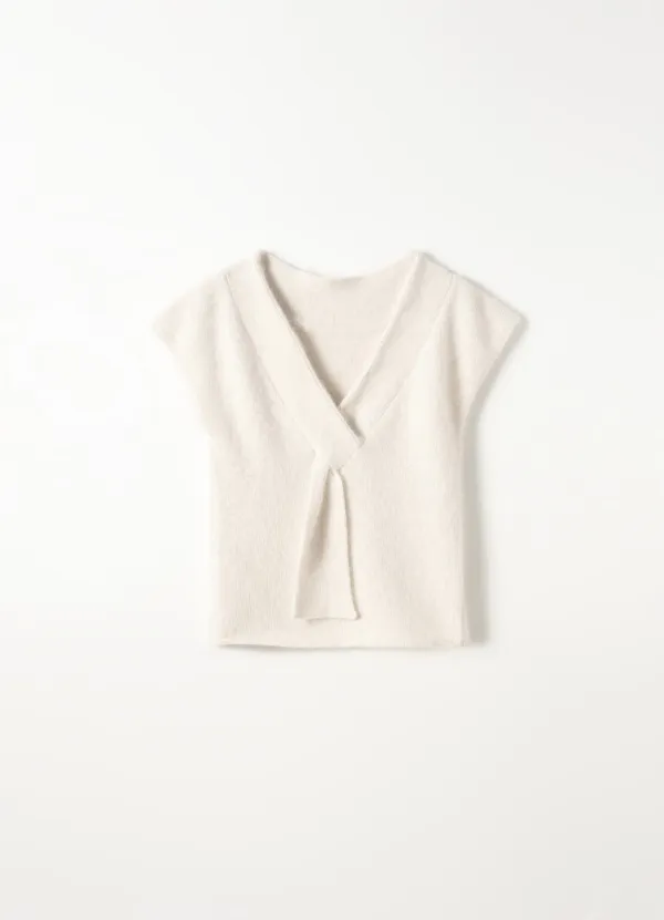[11TH] Angora Tie Knit(Ivory)