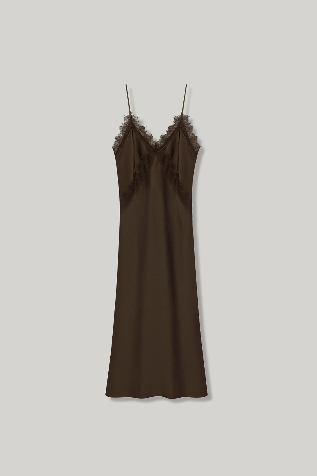 엘보른 Rosa Lace Satin Dress 상품 이미지 1