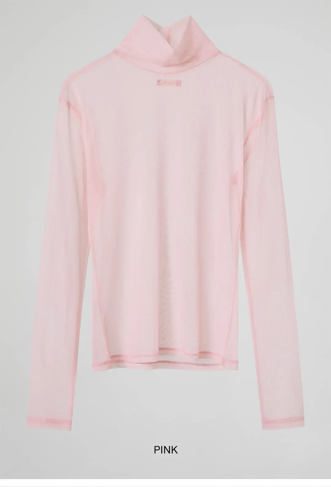 오버듀플레어 MESH POLA TOP_PINK 상품 이미지 3