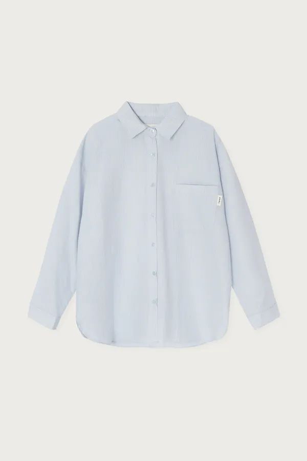 SUMMER STRIPE SHIRT SKY