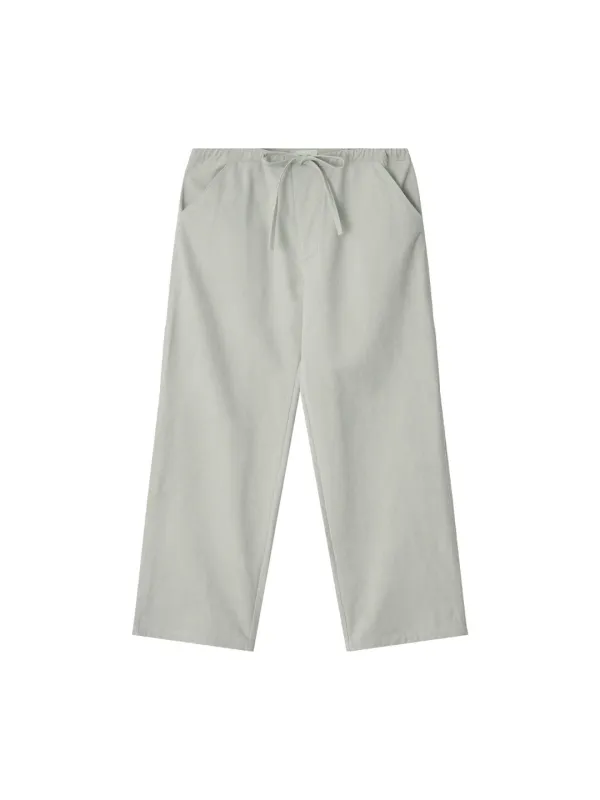 Relaxed String Pants - Grey
