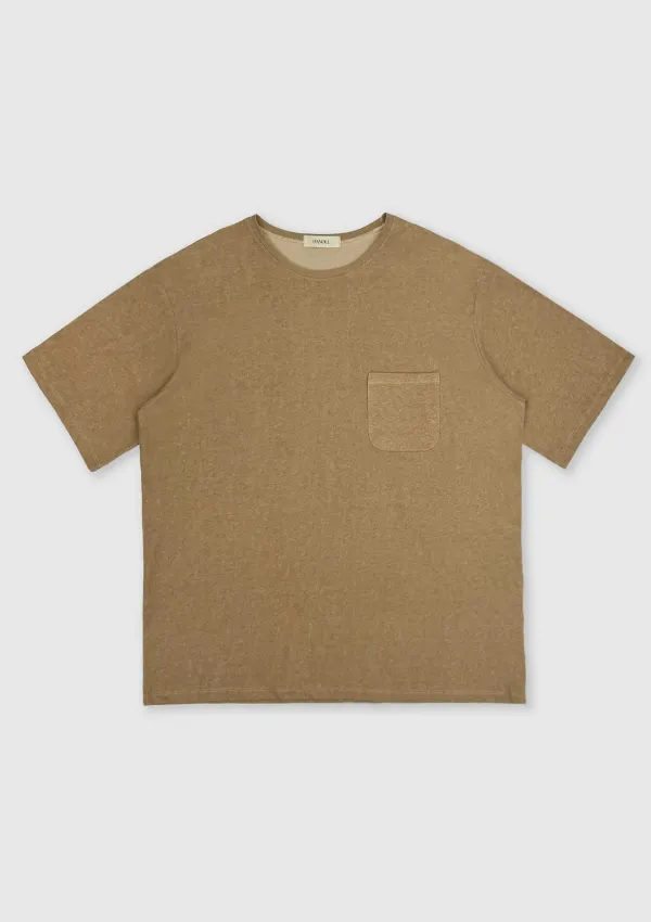 Washed Pocket Tee (Mustard)