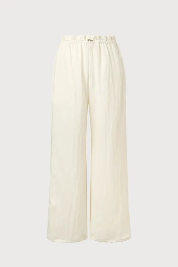 Part.8 Breeze touch set-up slacks (black, cream)