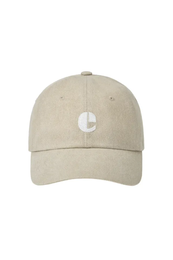 VINTAGE LOGO PIGMENT CAP (RENEWAL)-BEIGE