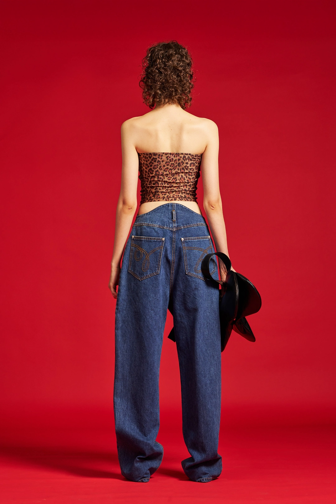 푸쉬버튼 SS26 BLUE WAVE LINE SEMI-WIDE JEANS 상품 이미지 3