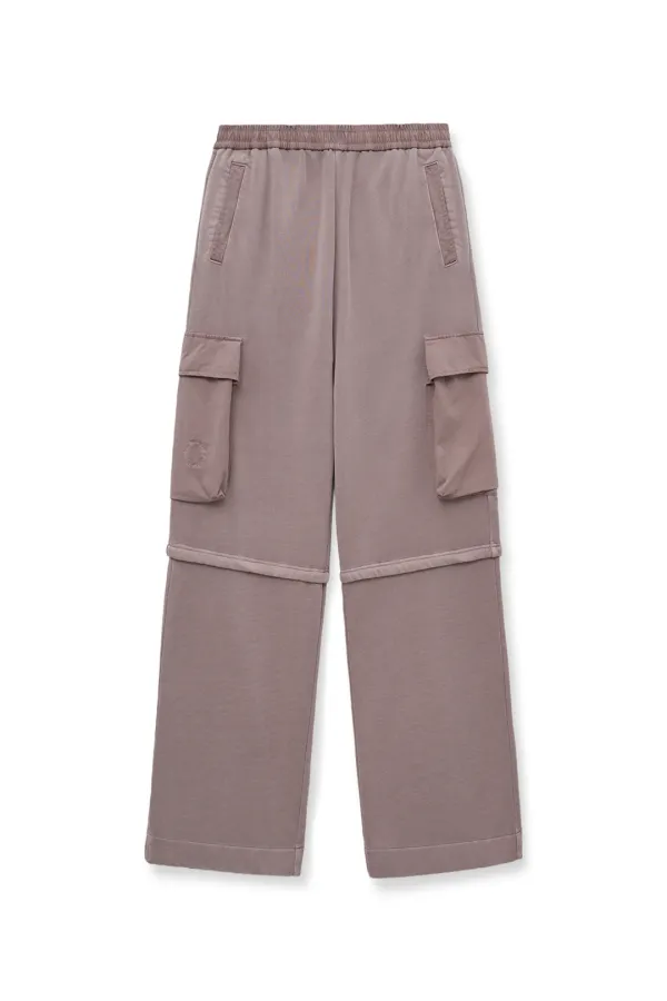 PIGMENT DYED CARGO PANTS FOR MEN IN PINK