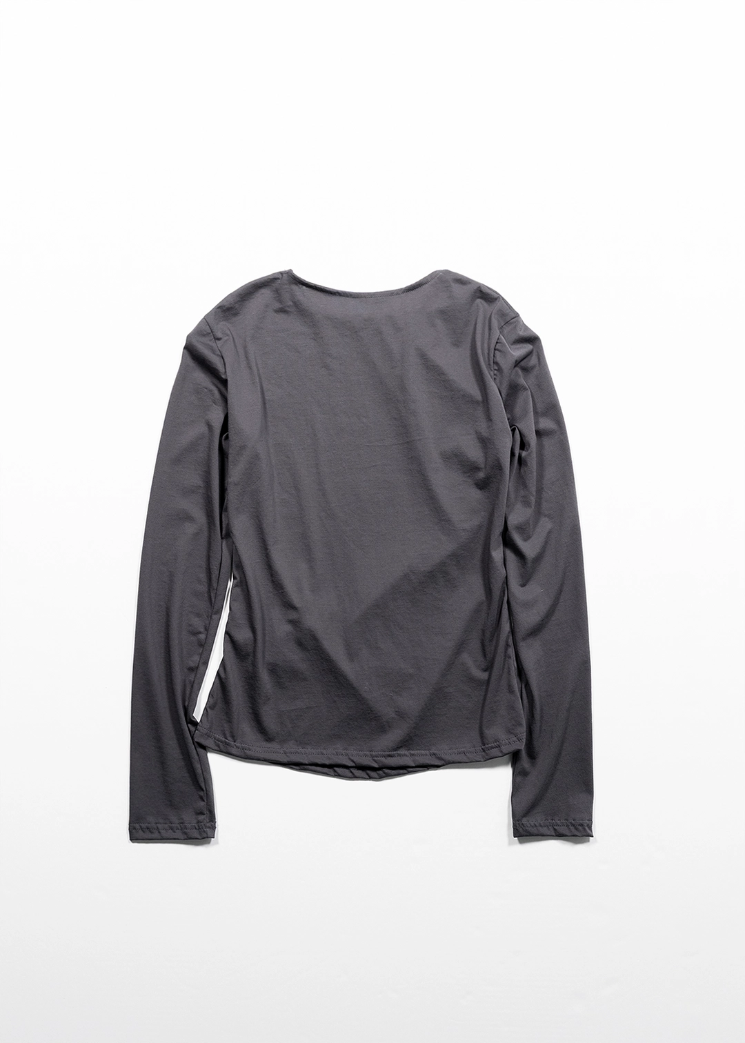 생긴 COTTON SHIRRING LONG SLEEVE - CHARCOAL 상품 이미지 2