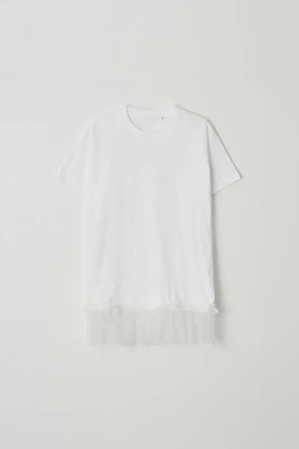 [2차 리오더] SHIRRING DETAIL T-SHIRT_WHITE
